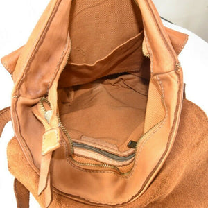 BZNA Bag Pepe Taupe Backpacker Designer Rucksack Damenhandtasche Schultertasche