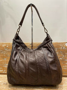 BZNA Bag Lennja Braun Italy Designer Damen Handtasche Schultertasche Tasche