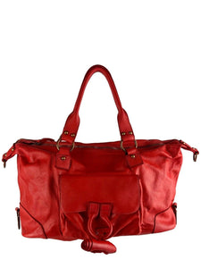 BZNA Bag Auri Rot Italy Designer Damen Handtasche Schultertasche Tasche
