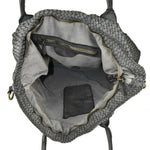 Load image into Gallery viewer, BZNA Bag Rosi Grau Italy Vintage Schultertasche Designer Damen Handtasche
