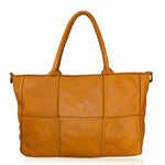 Load image into Gallery viewer, BZNA Bag Jada Gelb Italy Designer Damen Handtasche Schultertasche Tasche Leder
