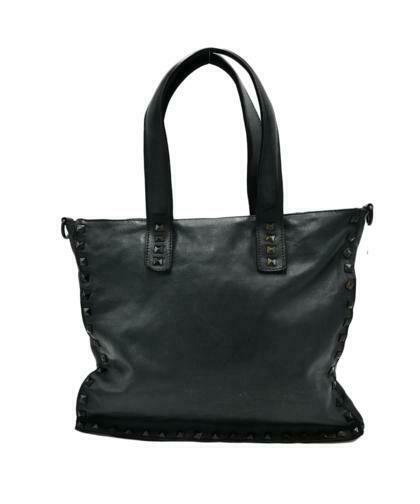BZNA Bag Pluto black Italy Designer Beutel Umhängetasche Damen Handtasche Leder