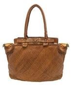 Load image into Gallery viewer, BZNA Bag Daria Beige vintage Designer Damen Leder Handtasche Schultertasche
