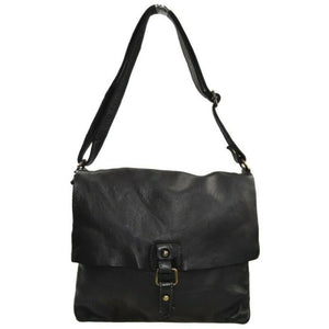 BZNA Bag Pina Schwarz Italy Designer Messenger Damen Handtasche Schultertasche