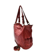 Load image into Gallery viewer, BZNA Bag Panna Rot Italy Designer Beutel Umhängetasche Damen Handtasche Leder

