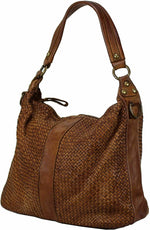 Load image into Gallery viewer, BZNA Bag Rebeca Taupe Italy Designer Damen Handtasche Schultertasche Tasche
