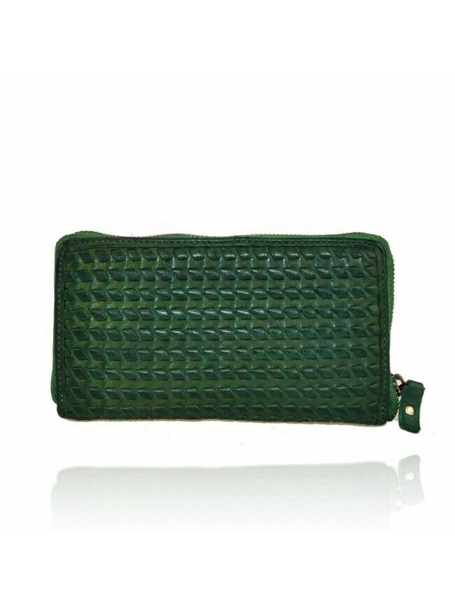 BZNA Berlin Tessa Grün Wallet Leather Leder Portemonnaie Geldbörse Clutch