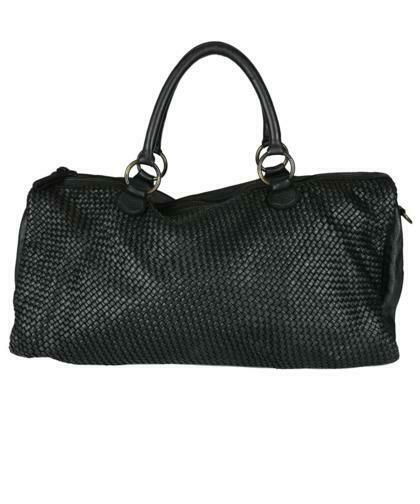 BZNA Bag Bruce Schwarz Italy Designer Weekender Damen Handtasche Schultertasche