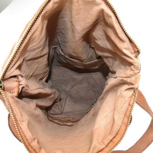 BZNA Bag Manu Taupe Italy Designer Umhängetasche Handtasche Schultertasche