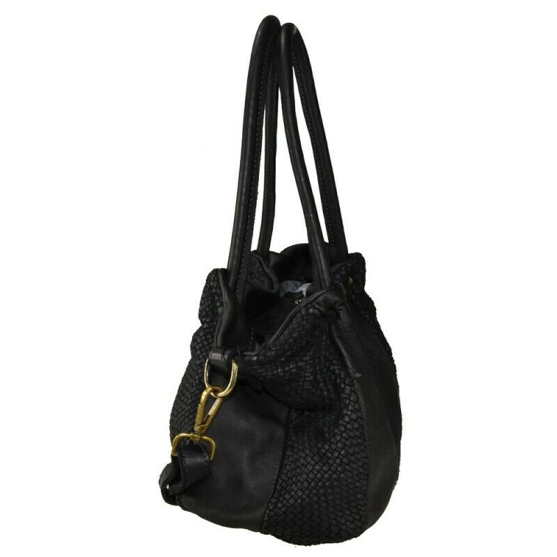 BZNA Bag Vesna taupe Italy Designer Messenger Damen Ledertasche Handtasche