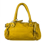Load image into Gallery viewer, BZNA Bag Alisa Gelb Italy Designer Messenger Damen Handtasche Schultertasche
