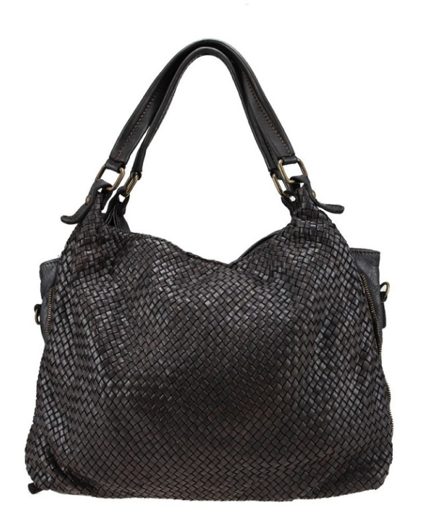 BZNA Bag Lea schwarz Lederfarben Italy Designer Damen Handtasche Schultertasche