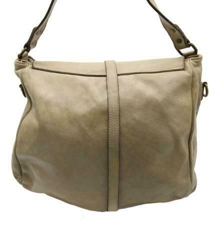 BZNA Bag Katja Gelb Italy Designer Messenger Damen Handtasche Schultertasche