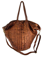 Load image into Gallery viewer, BZNA Bag Patti Cognac Italy Vintage Schultertasche Designer Handtasche Leder
