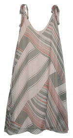 Load image into Gallery viewer, BZNA Ibiza Empire Dress Rosa Sommer Kleid Seidenkleid Damen Seide Silk
