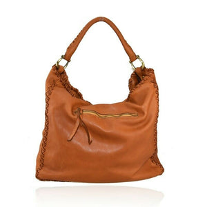 BZNA Bag Wendy Cognac Italy Designer Damen Handtasche Schultertasche Tasche