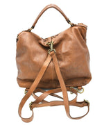 Load image into Gallery viewer, BZNA Bag Yoso Braun Backpacker Designer Rucksack Damenhandtasche Schultertasche

