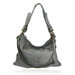 Load image into Gallery viewer, BZNA Bag Majvi grau Italy Designer Damen Handtasche Schultertasche Tasche
