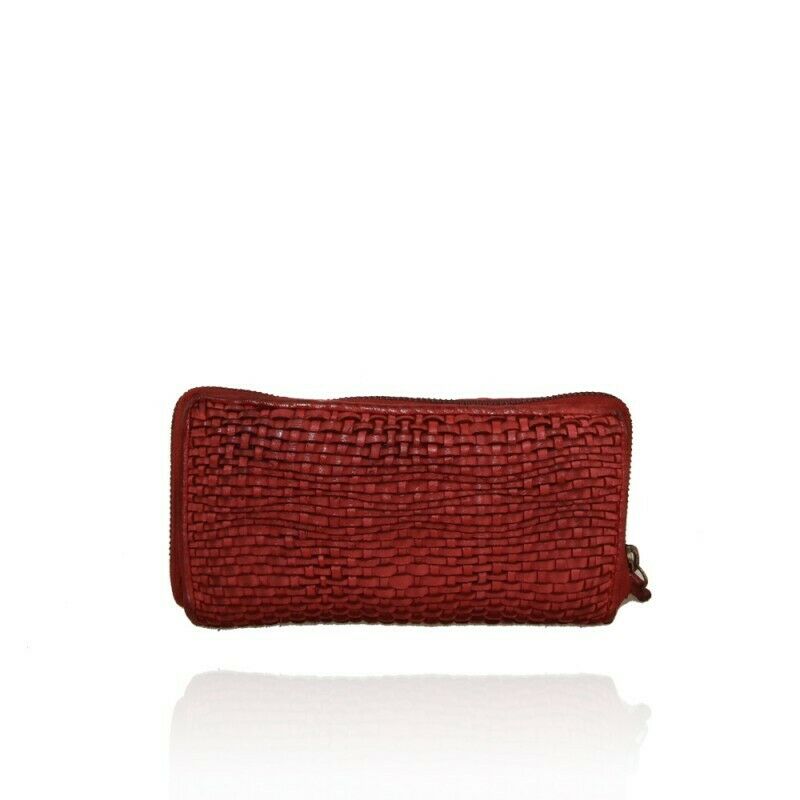 BZNA Berlin Zoya Rot Wallet Leather Leder Portemonnaie Geldbörse Clutch - B Z N A