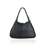 Load image into Gallery viewer, BZNA Bag Palma Blau Italy Designer Handtasche Schultertasche Tasche Leder
