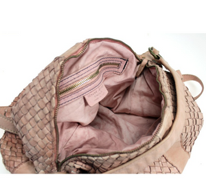 BZNA Bag Rebeca Taupe Italy Designer Damen Handtasche Schultertasche Tasche