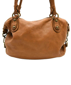 BZNA Bag Salitta Cognac Italy Designer Damen Handtasche Schultertasche Tasche