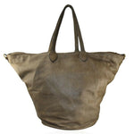 Load image into Gallery viewer, BZNA Big Bag Paula Taupe Italy Vintage Schultertasche Designer Handtasche Leder
