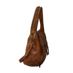 Load image into Gallery viewer, BZNA Bag Karina cognac Italy Designer Messenger Damen Handtasche Schultertasche
