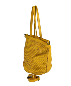 BZNA Bag Goya Schwarz Italy Vintage Schultertasche Designer Handtasche Leder