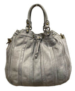 Load image into Gallery viewer, BZNA Bag Thora Grau Italy Designer Damen Handtasche Schultertasche Tasche
