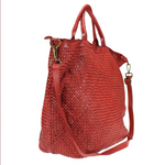Load image into Gallery viewer, BZNA Bag Naomi Orange Italy Designer Damen Handtasche Ledertasche Tasche Shopper
