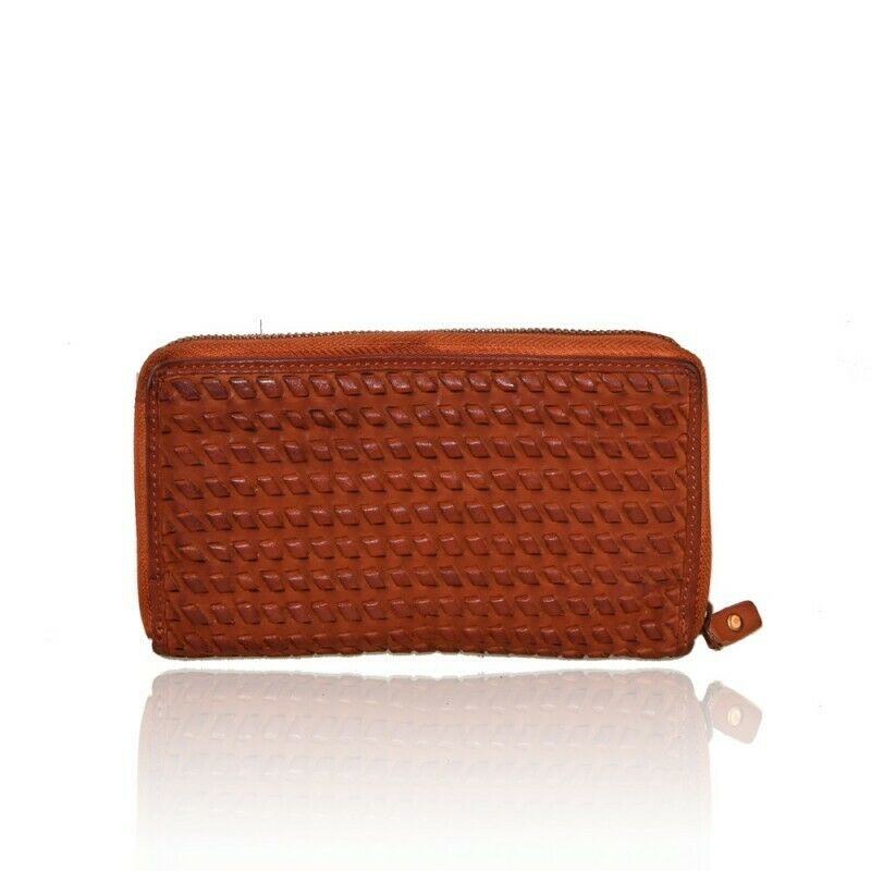 BZNA Berlin Tessa Orange Wallet Leather Leder Portemonnaie Geldbörse Clutch