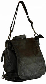 Load image into Gallery viewer, BZNA Bag Anna braun Backpacker Designer Rucksack Ledertasche Damenhandtasche
