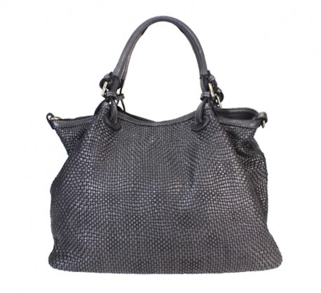 BZNA Bag Ruth Black Ledertasche Italy Designer Damen Handtasche Schultertasche