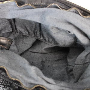 BZNA Bag Lory Black Backpacker Designer Rucksack Damenhandtasche Schultertasche