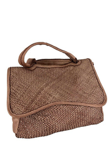 BZNA Bag Lamia rosa Italy Designer Damen Handtasche Ledertasche Schultertasche
