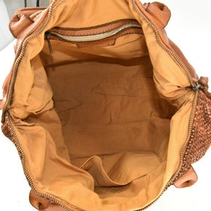 BZNA Bag Alexa cognac Italy Designer Damen Ledertasche Handtasche Schultertasche