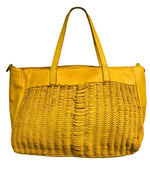 Load image into Gallery viewer, BZNA Bag Bluna Gelb Shopper Tasche Schultertasche Handtasche Designer Leder
