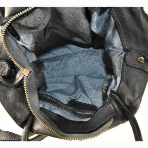 BZNA Bag Vesna taupe Italy Designer Messenger Damen Ledertasche Handtasche