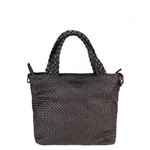 Load image into Gallery viewer, BZNA Bag Siana Braun Italy Designer Damen Handtasche Tasche Leder Shopper
