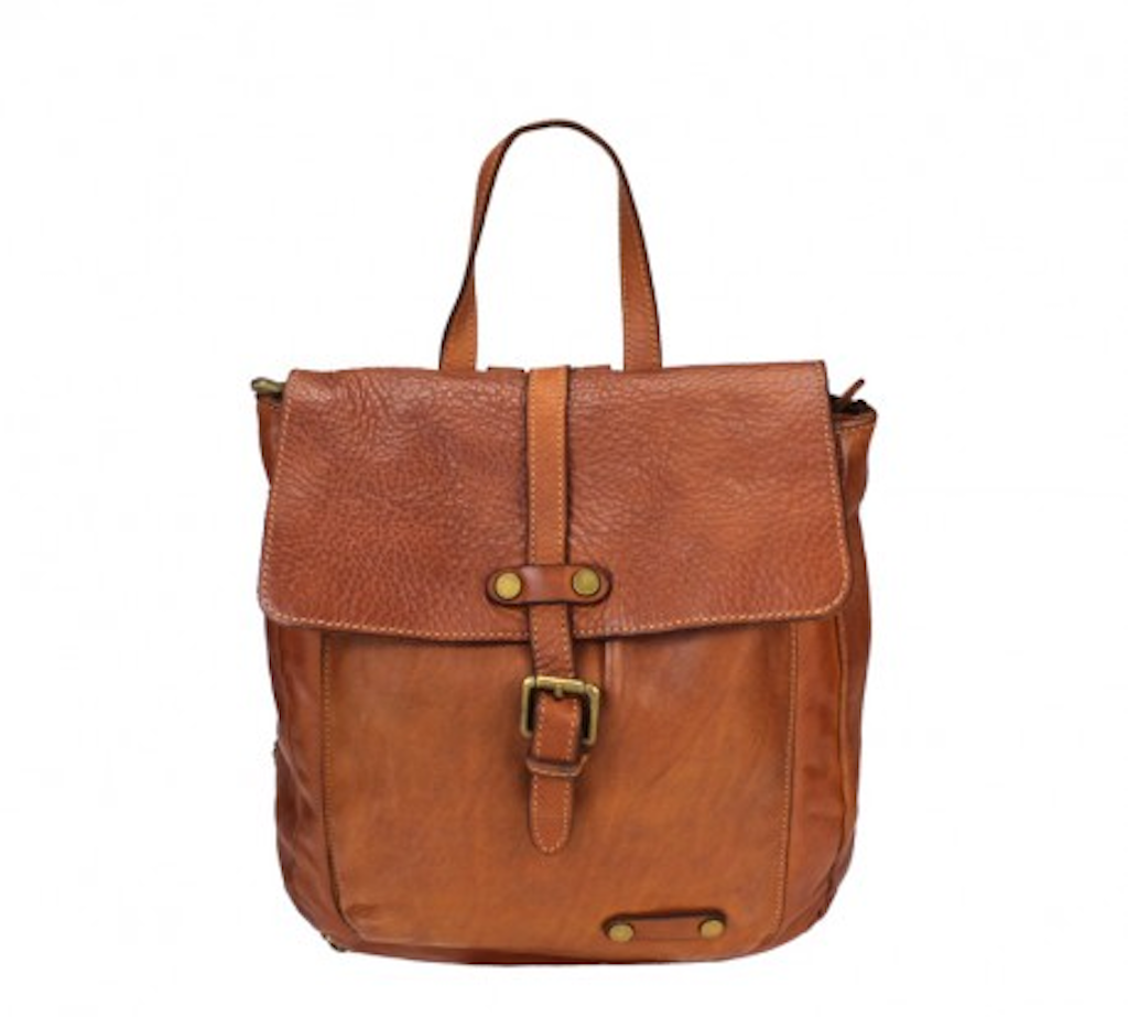 BZNA Bag Xiana Cognac Italy Rucksack Backpacker Designer Tasche