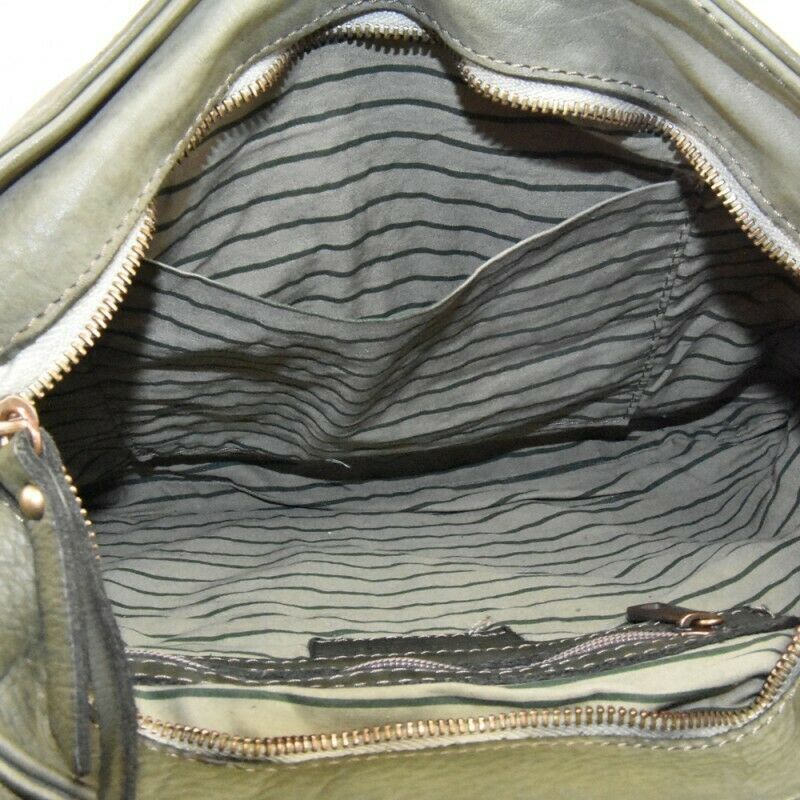 BZNA Bag Peru Grün Italy Designer Messenger Damen Handtasche Schultertasche