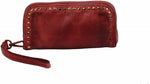 Load image into Gallery viewer, BZNA Berlin Romy red Wallet sheep Leather Leder Portemonnaie Geldbörse Clutch
