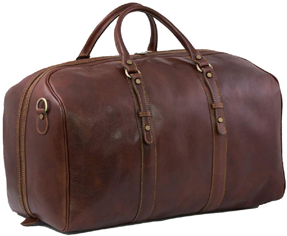 BZNA Firenze Bag Nicola Piccolo braun Weekender Reisetasche Business Bag Italy Handtasche Tasche Leder Neu - B Z N A