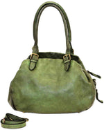Load image into Gallery viewer, BZNA Bag Linn gelb Schultertasche Italy Designer Damen Handtasche Tasche Leder Bag Neu
