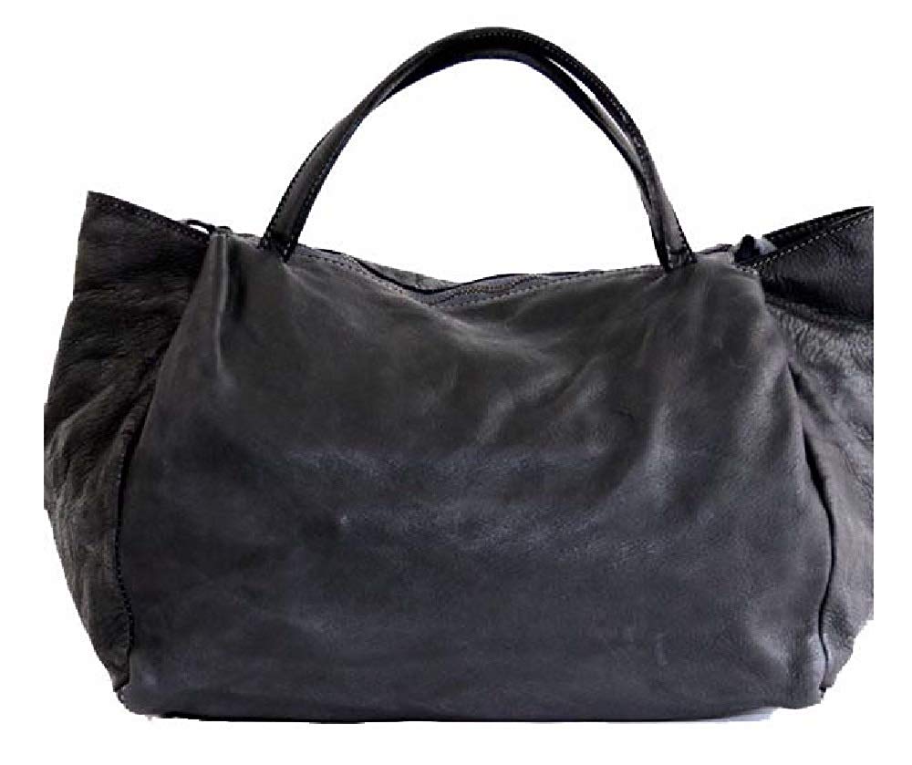 BZNA Bag Diana schwarz Italy Designer Damen Handtasche Schultertasche Tasche Leder Shopper Neu