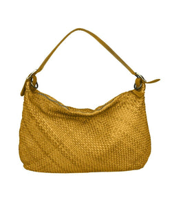 BZNA Bag Amelia Gelb Italy Designer Damen Handtasche Schultertasche Tasche