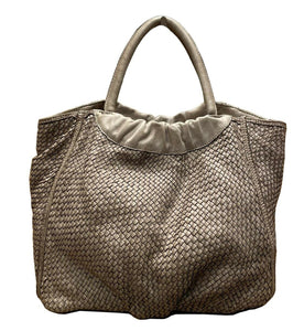 BZNA Bag Madita Taupe Italy Designer Damen Handtasche Schultertasche Tasche