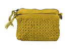 Load image into Gallery viewer, BZNA Bag Besna Gelb Clutch Italy Designer Damen Handtasche Schultertasche
