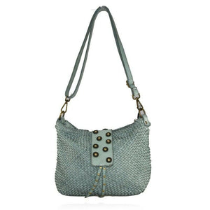 BZNA Bag Amira Blau Italy Designer Umhängetasche Handtasche Schultertasche
